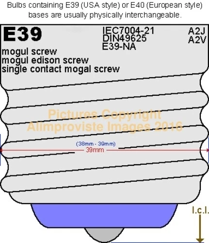 1M/G40/FL 1000W G40 120V Mogul E39 Base FLOOD LIGHT BULB NEW 345637 - Image 3 of 3