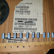 NOS PHILIPS BC 116 100uf 10V LOW ESR LOW NOISE HIEND CAPACITORS FOR AUDIO 20PCS