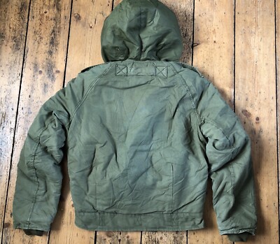 Vintage Canadian Army Jacket, Combat Vehicle Crew. Cold Weather
