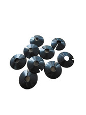 radiator pipe covers plastic pipe collars 15mm black x 2