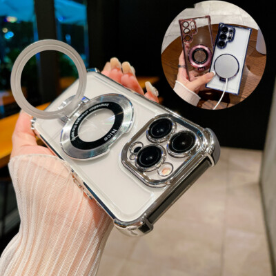 Case For iPhone 17 Pro Max 16e 15 14 13 12 Shockproof Mag Safe Ring Stand Cover