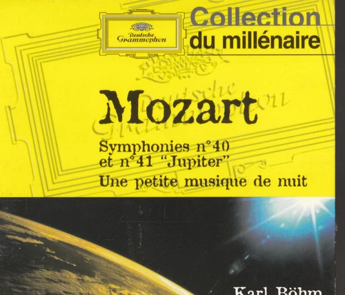 MOZART SYMPHONIES N 40 & 41 JUPITER   CD DEUTSCHE GRAMMOPHON EN TRES BON ETAT