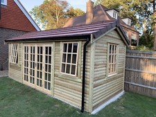 18x10 Timber Framed Outbuilding tiled Workshop summerhouse gyms office logcabin