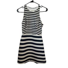 Abercrombie & Fitch Striped Mini Dress Sleeveless Open Back Party S