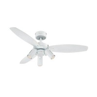 Deckenventilator Lampe Mit Fernbedienung Decken LüFter Jet Plus Weiß Ahorn 105Cm
