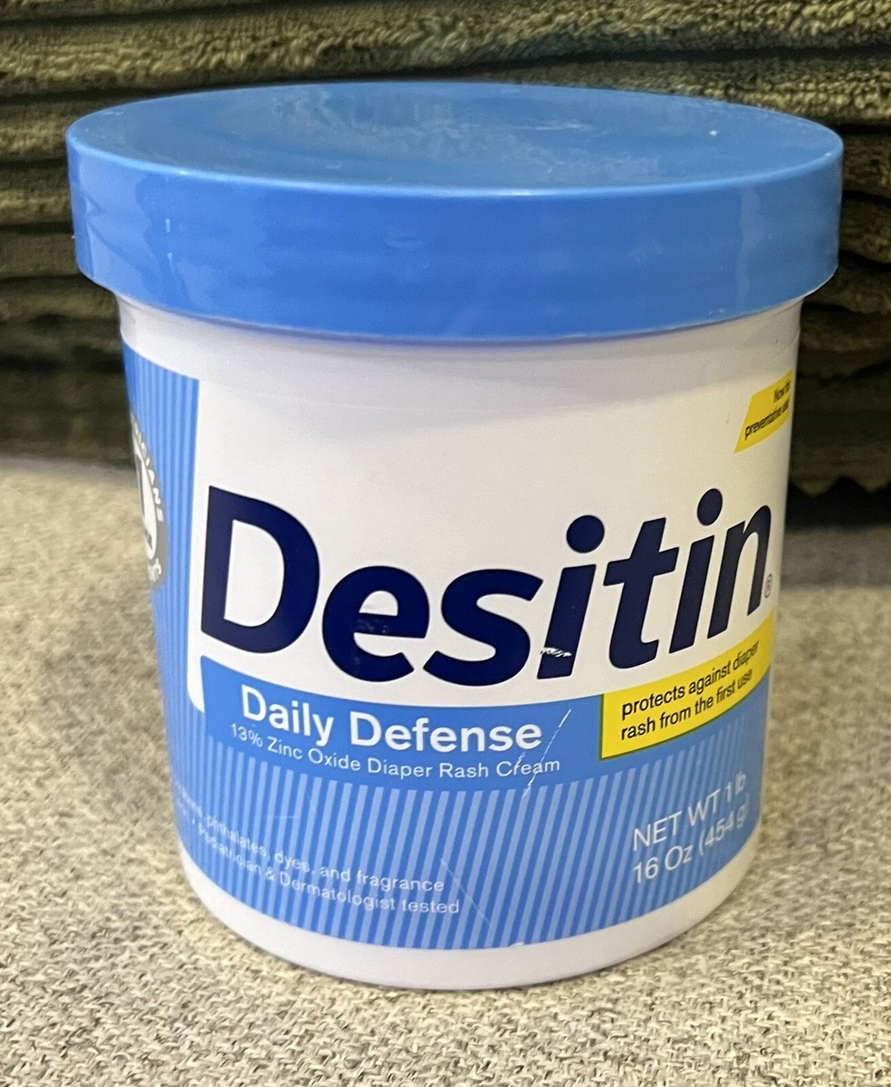 Desitin Daily Defense Baby Diaper Rash Cream with 13% Zinc Oxide, Barrier  Cream