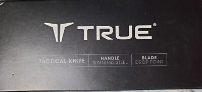 TRUE TRU-FMK-0004 TITANIUM COATED STAINLESS STEEL BLACK FOLDING KNIFE NEW