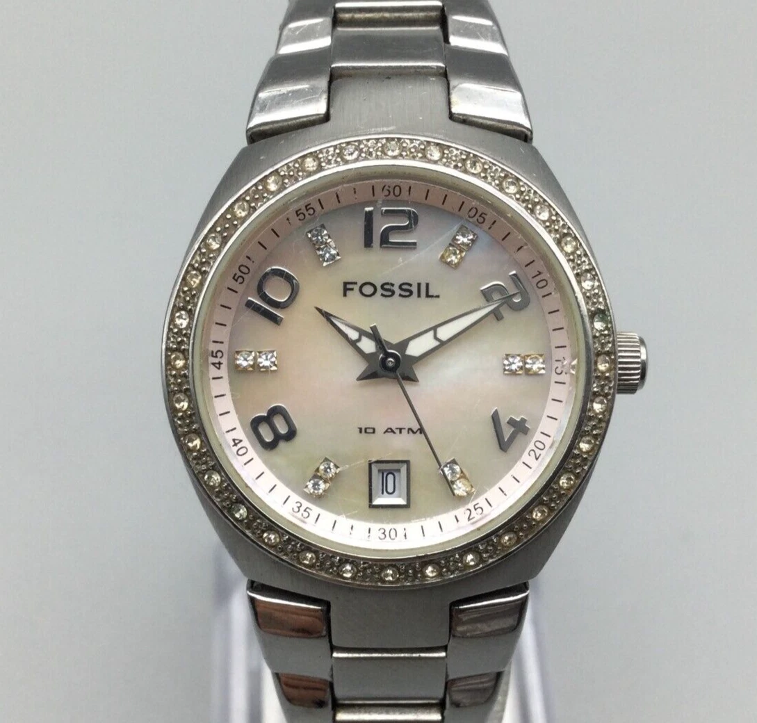 White fossil watch ladies sale