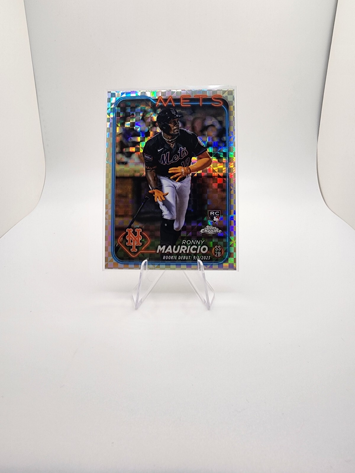 2024 Topps Chrome Update #USC41 RONNY MAURICIO X-Fractor Rookie Debut