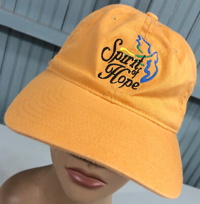 Spirit Of Hope Yellow Stretch Flexfit One Size Dove Baseball Cap Hat