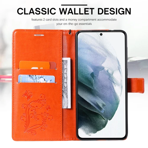 Butterfly Leather Card Wallet Case For Samsung S25 S24 S23 S22 S21 Ultra Plus - Foto 45 di 72