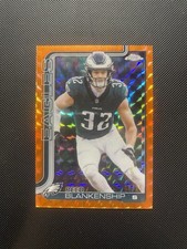 Reed Blankenship 252 Orange Geometric Refractor /25 - Topps Chrome Football 2025