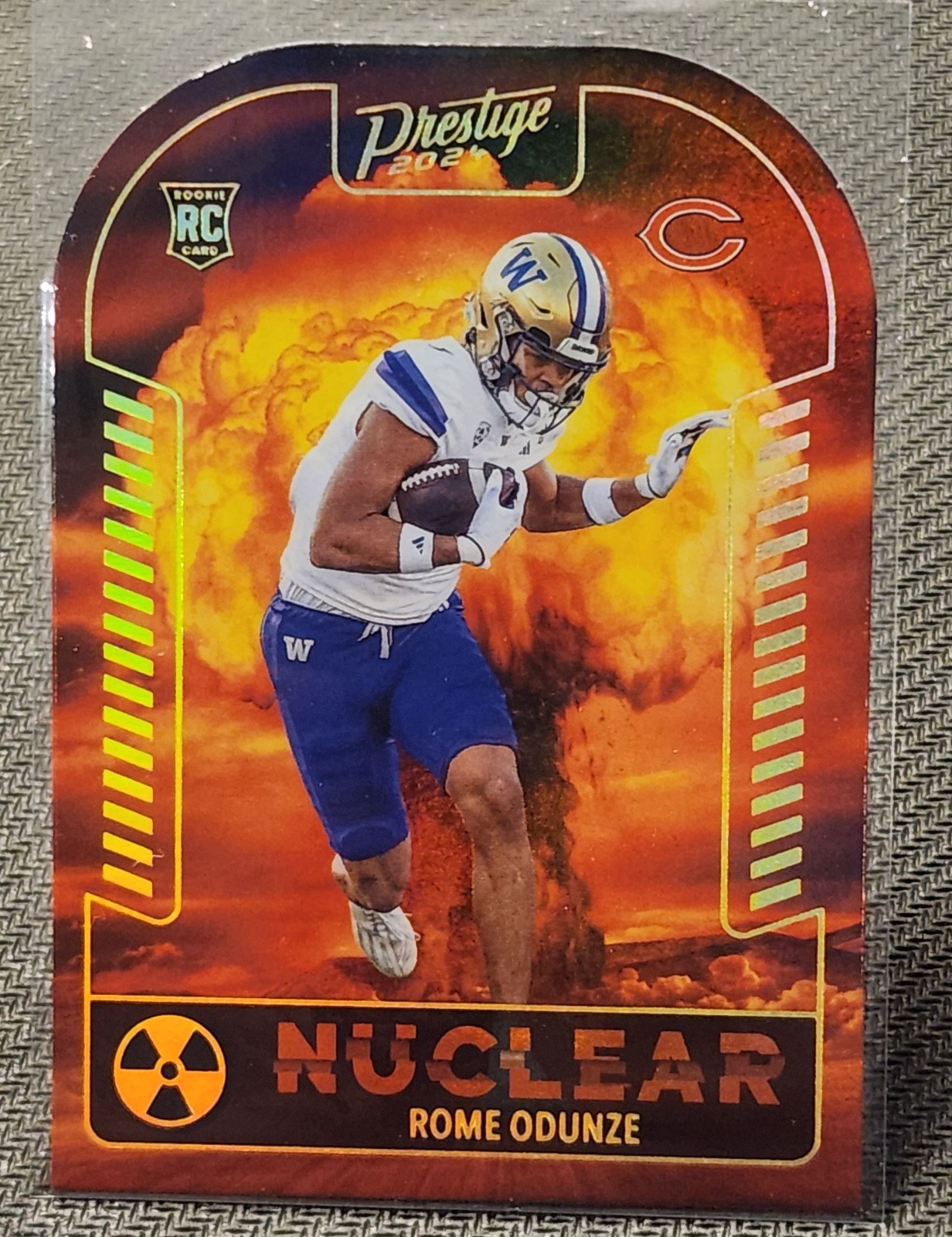 2024 Prestige - Rome Odunze - NUCLEAR Rookie SSP Case Hit - Bears RC