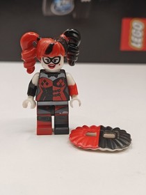 NEW DC Harley Quinn (Black Red Tutu) Custom Lego Minifigure 70916 Batman Movie