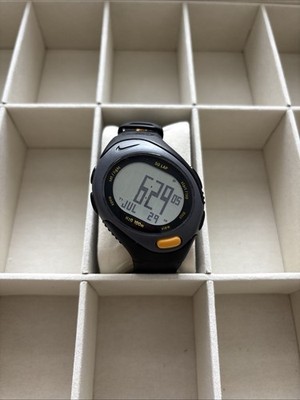 Nike Speed Triax Bowerman Series Watch 46mm *BRAND NEW* Black/Yellow 