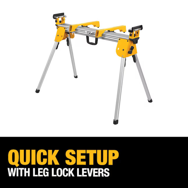 DEWALT DWX724 Aluminum Adjustable Miter Saw Stand