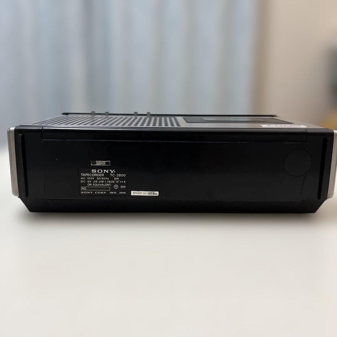 SONY/カセット・デンスケ『TC-2800』 Sony Stereo Cassette-Corder TC-2800 Vintage Portable Recorder