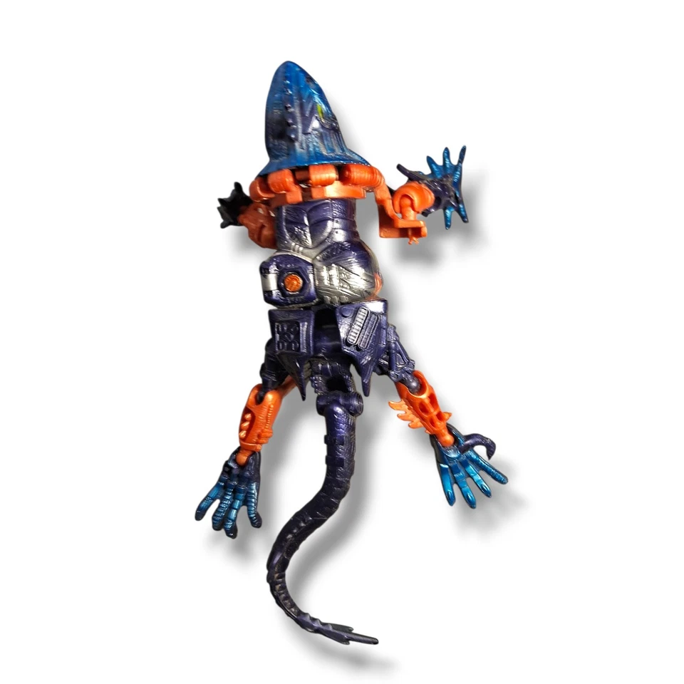 VTG 1999 Hasbro Transformers Beast Wars Evil Predacon 'IGUANUS'  Transmetals 2   - Image 3 of 4