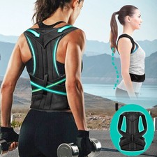 Adjustable Posture Corrector Low Back Support Shoulder Brace Belt For Men Women