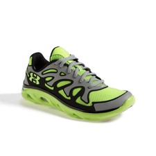 Under Armour Micro G Spine Sneakers Boy's Yellow Green Size 5.5 Pre-Owned