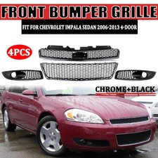 Honeycomb Front Bumper Grille Fog Light Grille Kit For Chevrolet Impala 2006-13 Honeycomb Front Bumper Grille Fog Light Grille Kit For Chevrolet Impala 2006-13