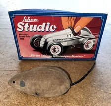 Vintage Schuco Studio Wind-Up Race Car, 1050 and Schuco Mouse