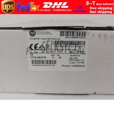 NEW Allen-Bradley 1715-AENTR ETHERNET ADAPTER MODULE AB US Free Tax