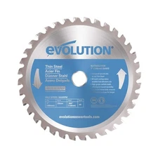Evolution 180BLADETS Thin Steel & Ferrous Metal Saw Blade, 7 Inch x 68-Tooth