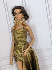 Earrings For Fashion Royalty Integrity Poppy Parker NuFace Dolls Crystal Jewelry