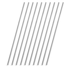 10 PCS 1/8 Inch 3mm x 7.8 Inch 200mm 316 Stainless Steel Round Solid Rod Craft