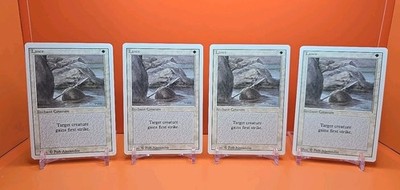     (4) 1994 MAGIC The Gathering LANCE REVISED 3RD EDITION PLAYED    1