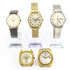 Vintage Waltham Seiko Helbros Automatic 17J 33-35MM Watch Lot of 5 #WB17381-5