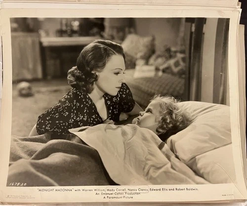 Original 8x10 Press Photo 1939 Midnight Madonna Mady Correll Nancy Clancy!