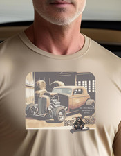 Rat Rod Barn Find Graffic Mens Long Sleeve T-shirt Rat Rod Barn Find Graffic Mens Long Sleeve T-shirt