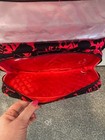 VERA BRADLEY Hanging Travel Organizer Silhouette Floral Red Black - Gently Used — photo 9
