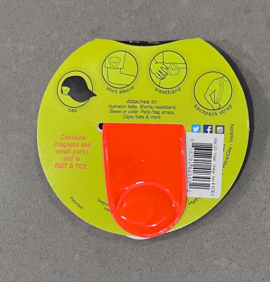 Amphipod Orange Vizlet Clip-On Reflector - Image 2 of 2