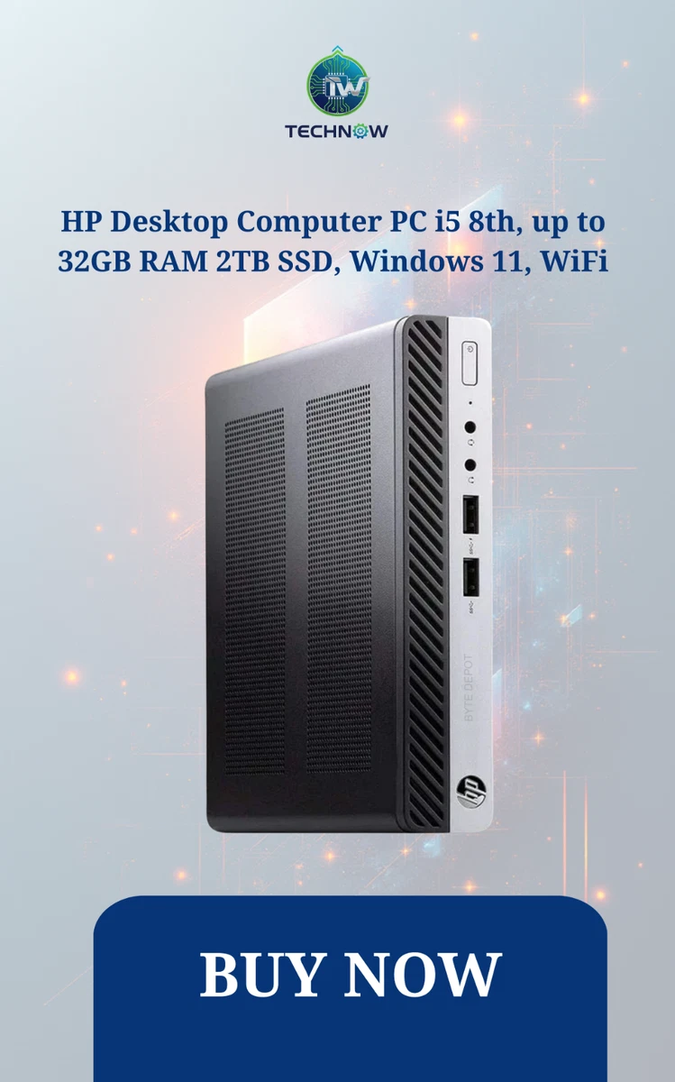 Intel Core i5 8th Gen. HDD + SSD 8 GB RAM PC Desktops & All-In-One