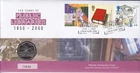 GB 2000 LIBRARIES 50p COIN FDC