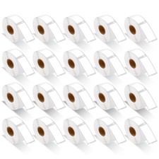 500 Labels Per Roll 1" x 2-1/8" for DYMO 30336 LabelWriter 320 EL40 25mmx54mm