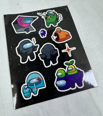 Among Us Crewmate Edition Special Collector Stickers Paper Insert