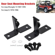 Rear Seat Mounting Brackets Foldtumble For Jeep Wrangler Yj 1987-1995 Cj 76-86