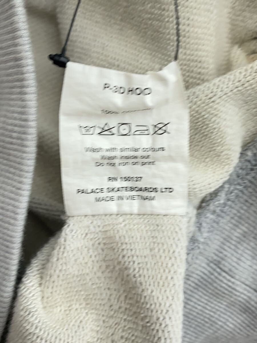 PALACE Hoodie M Cotton Grey P-3D HOOD Back Print thumbnail 4