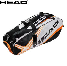 HEAD - Tennis/Squash/Badminton/Gymbag - 6 Racket Backpack - Large - Orange Gold