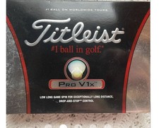 Titleist Pro V1x Tour Preferred White Golf Balls 12 Pack for Golf