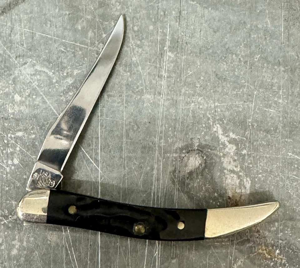 Нож-зубочистка Case XX Tiny 610096 SS грубый черный без коробки - Изображение 2 из 4