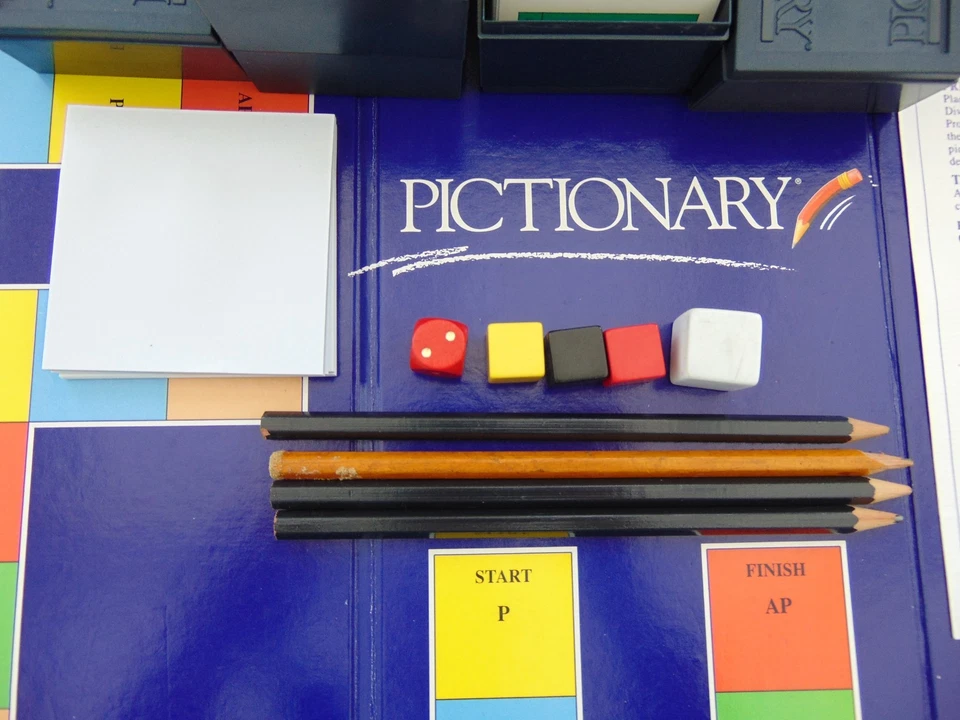 Vintage 1993 Parker Pictionary Board Game - Image 2 of 4