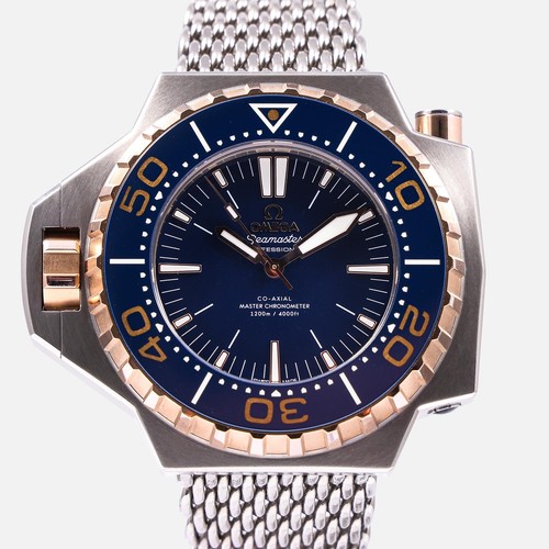 Pre-Owned Omega Seamaster Ploprof 55mm Titanium & Rose Gold 227.60.55.21.03.001