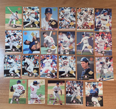 23 BOSTON RED SOX 1995 Topps Stadium Club TEAM CARD LOT World Series Winner