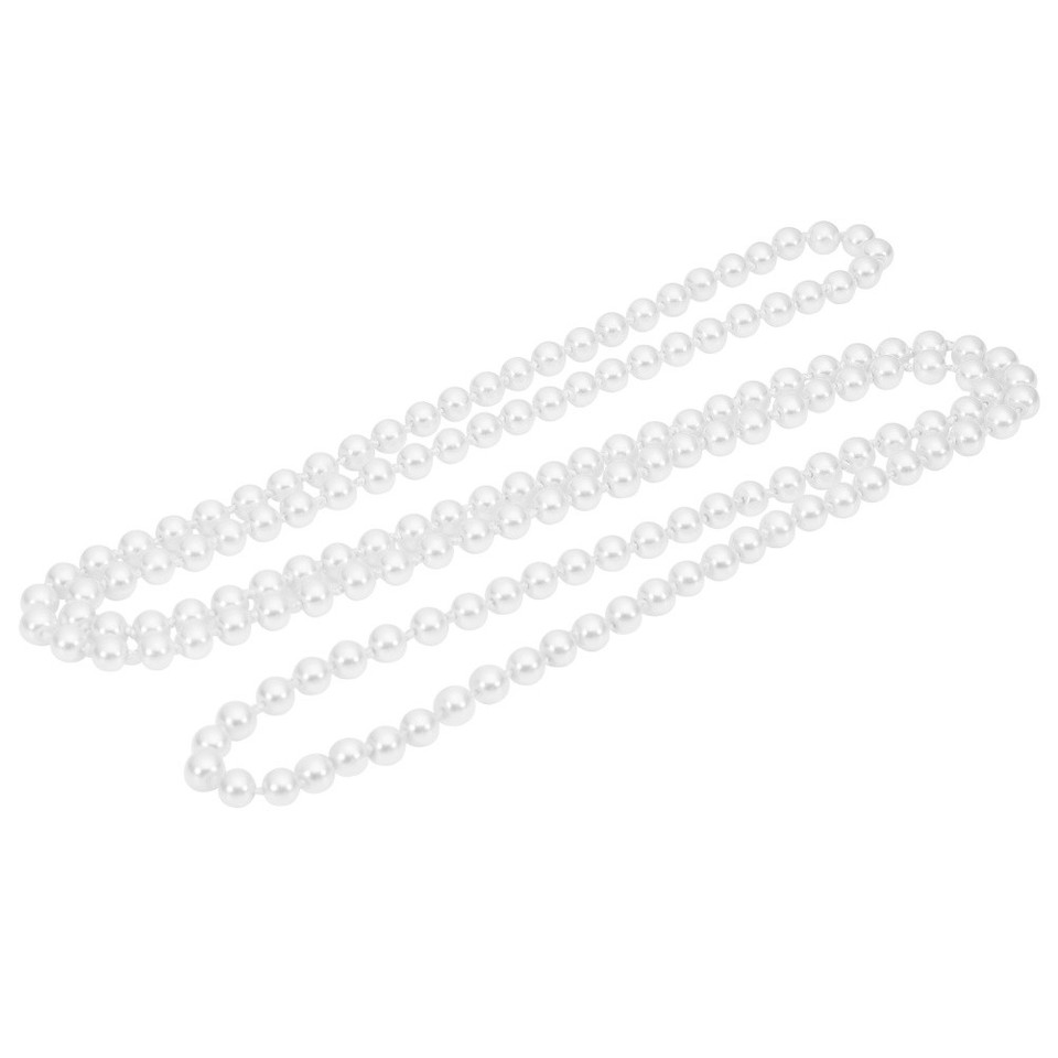 HJZHII 6 collane lunghe di perle, vintage, eleganti, con perle finte, accessori di perle anni '20, collana a strati alla moda, gioielli per costumi Gatsby, per feste di nozze e balli, Perla