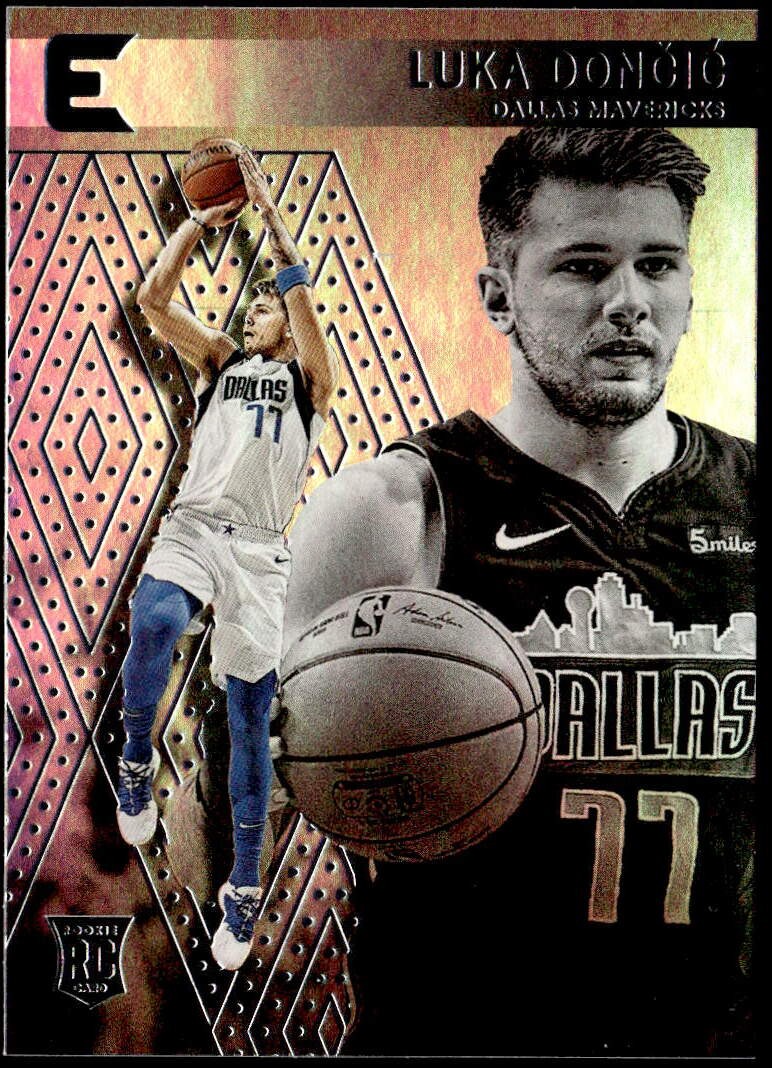 2018-19 Panini Chronicles #214 Luka Doncic Essentials Rookie E1